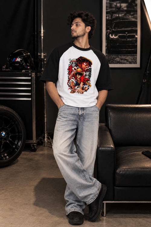 Luffy Oversized Tee ( Raglan )