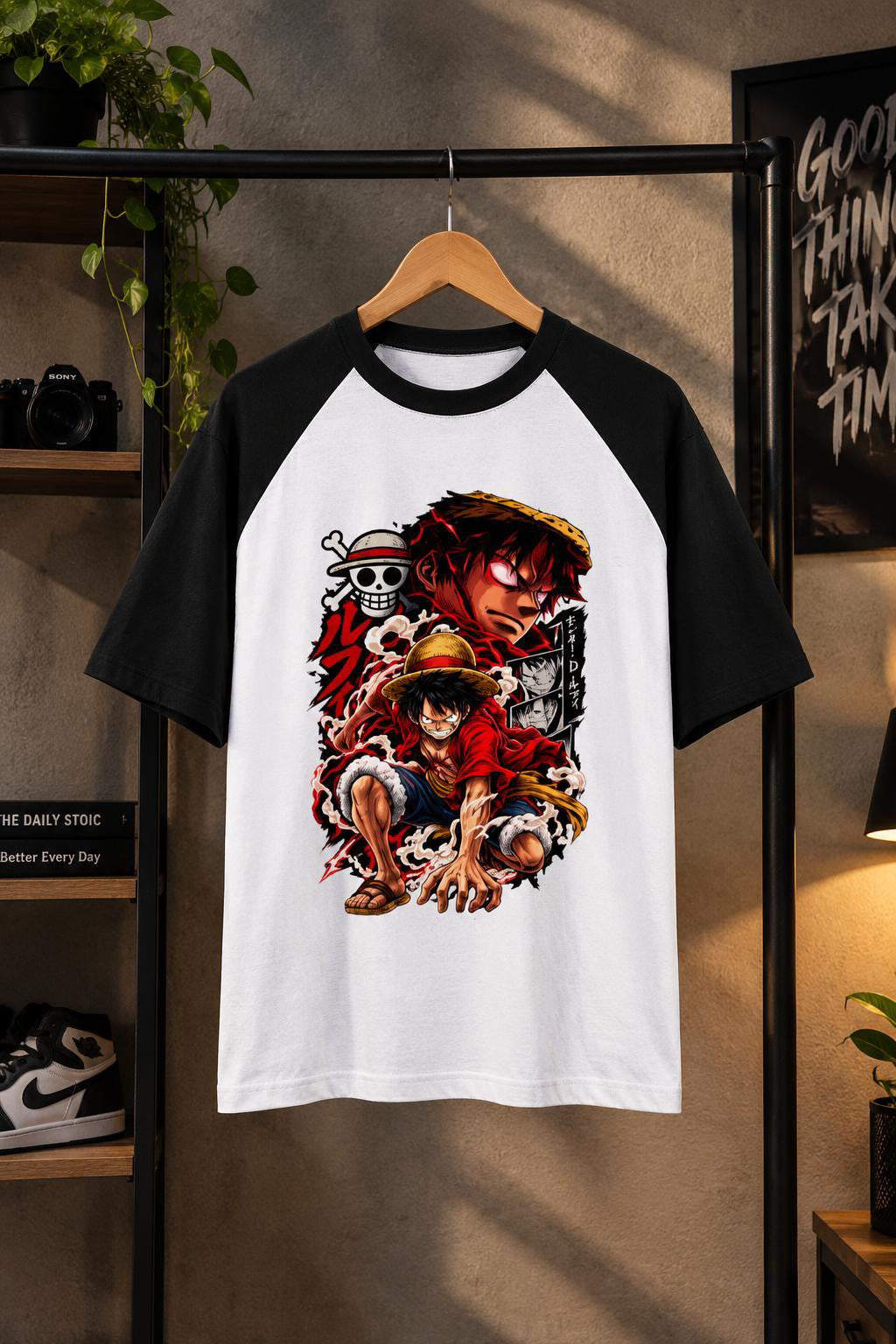 Luffy Oversized Tee ( Raglan )